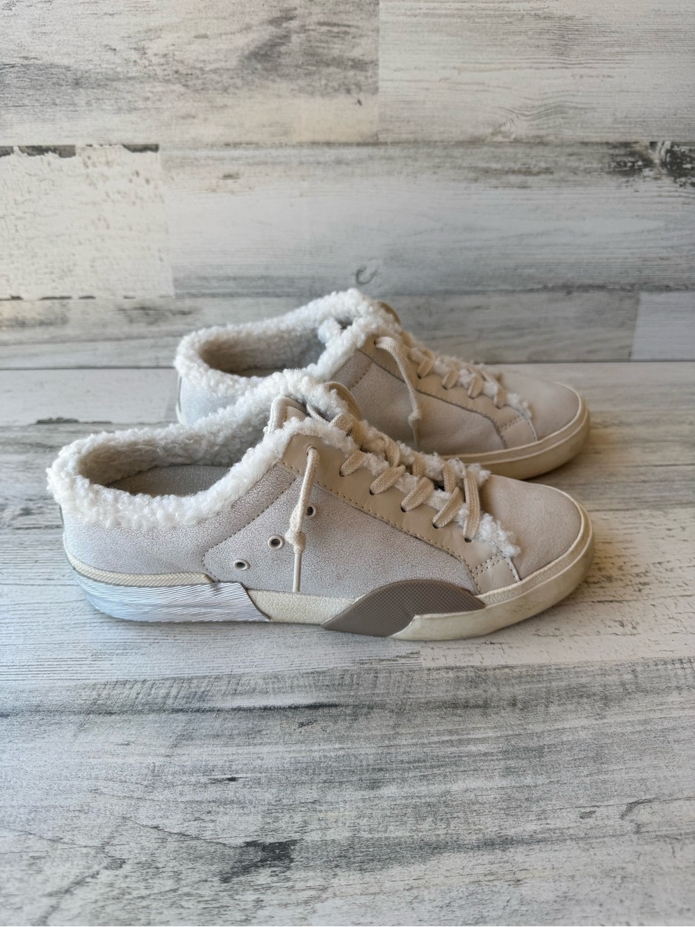 Dolce Vita Zina slip on sneaker Sherpa Trim